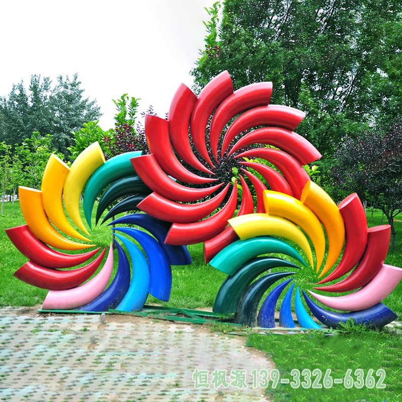 不锈钢烟花雕塑，不锈钢景观雕塑