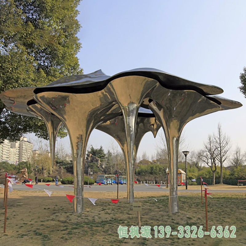 钟乳石雕塑，不锈钢景观雕塑 (2)
