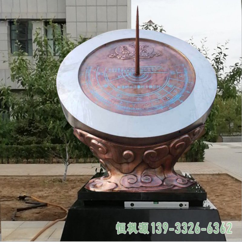 不锈钢日晷雕塑 (1)[1]