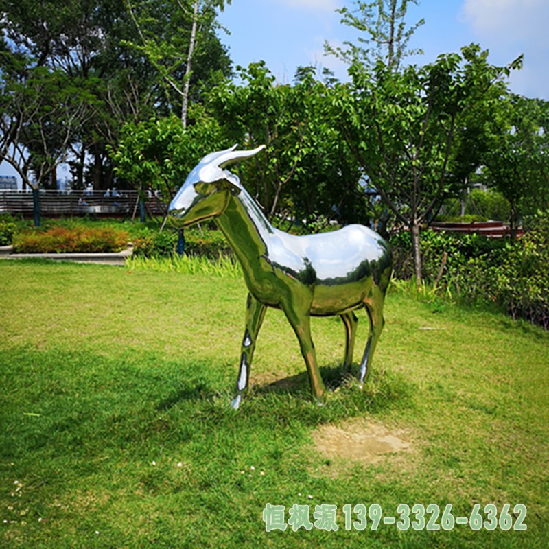 不锈钢羊雕塑 (1)[1]