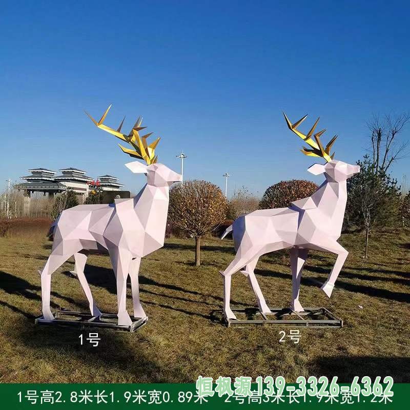 不锈钢彩色小鹿现货 (1)
