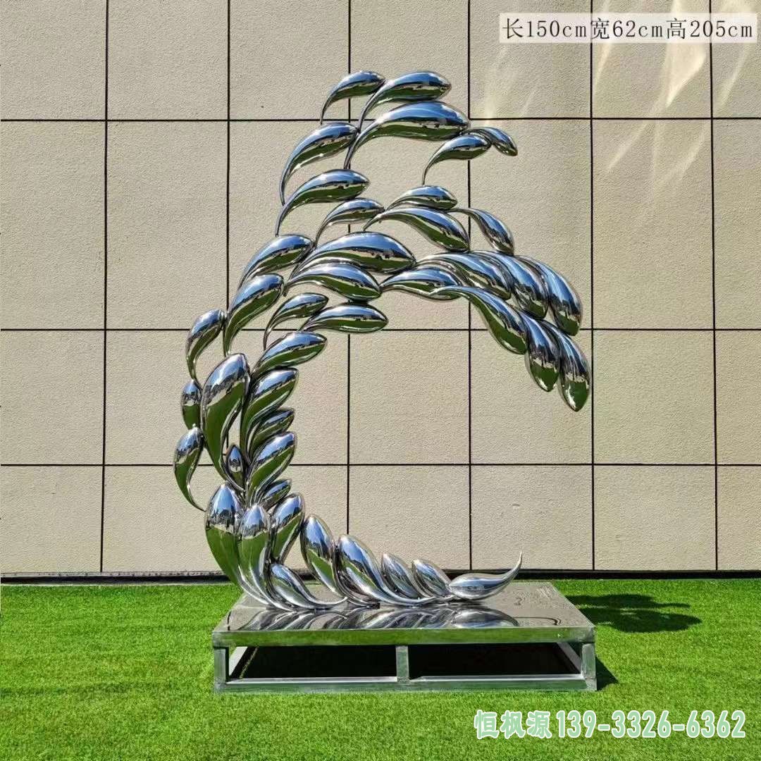 不锈钢鱼雕塑 (20)