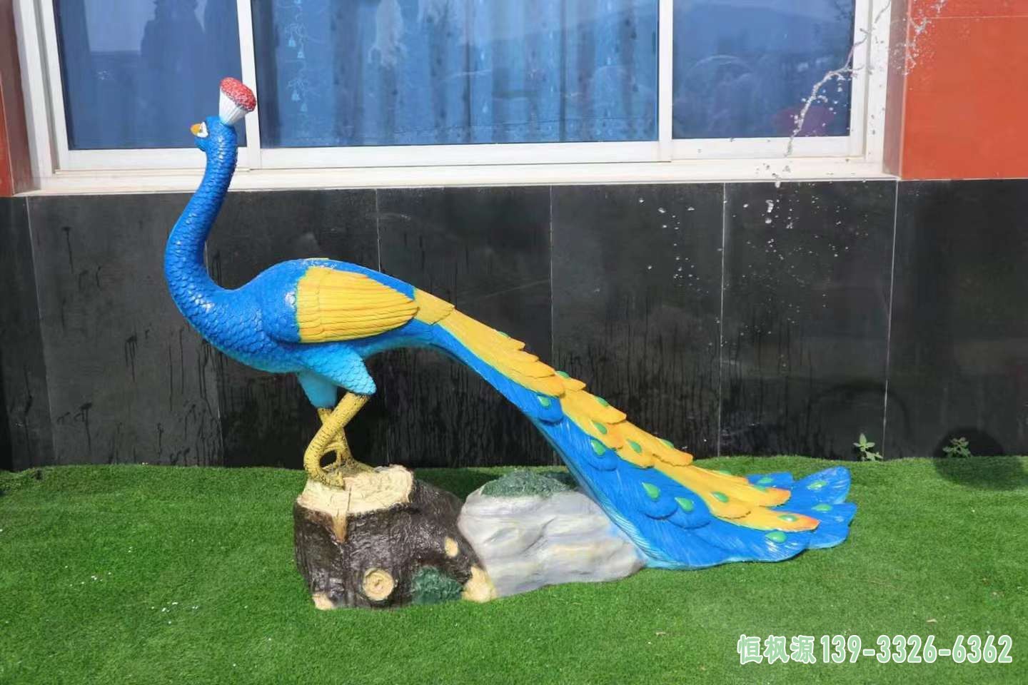 彩绘孔雀 (8)