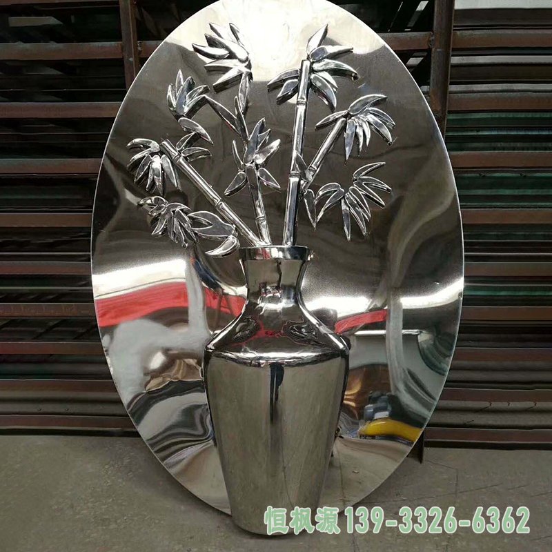 花瓶不锈钢艺术雕塑