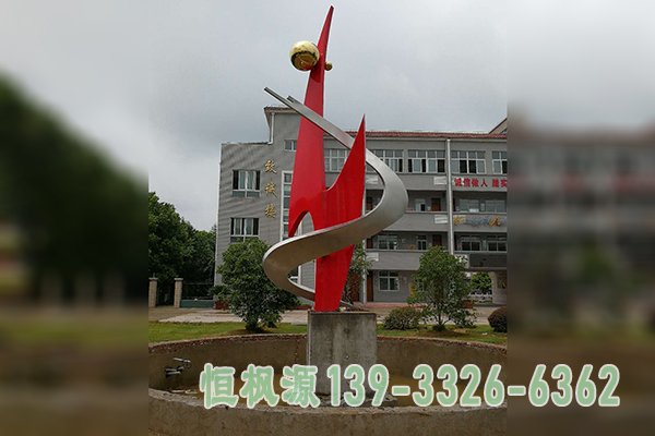 不锈钢校园地球仪2