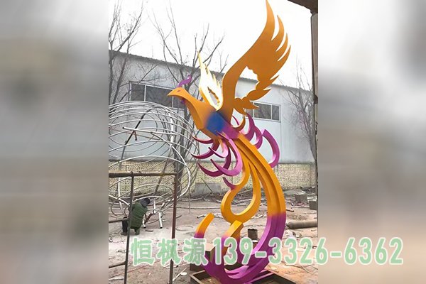 不锈钢抽象凤凰1