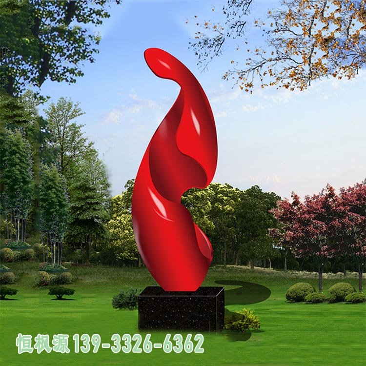 丝带不锈钢艺术雕塑