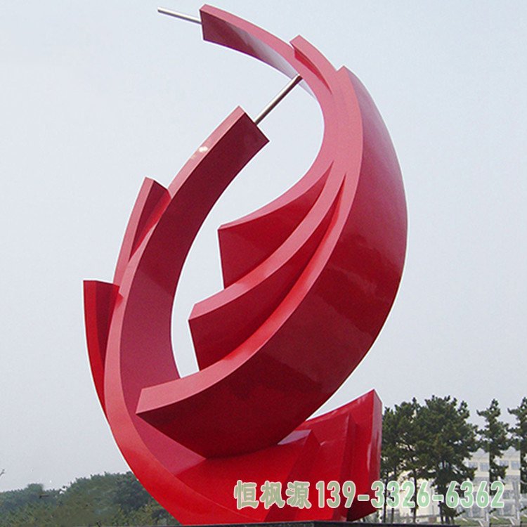 帆船不锈钢抽象雕塑