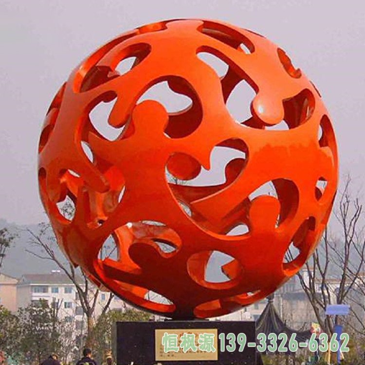 球体不锈钢抽象雕塑
