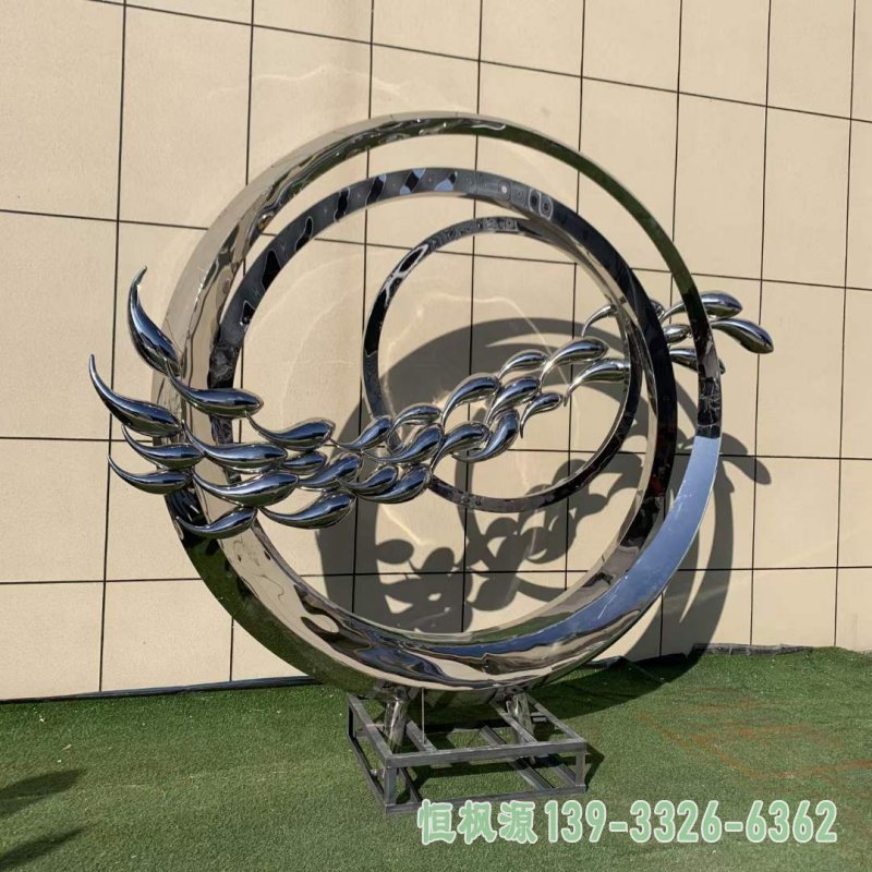 不锈钢圆环鱼群1