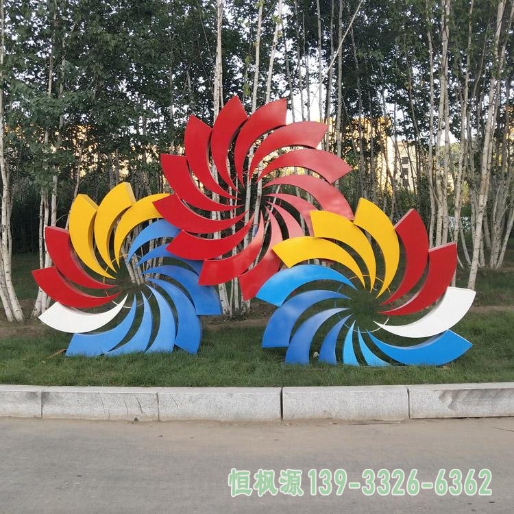 烟花不锈钢艺术雕塑