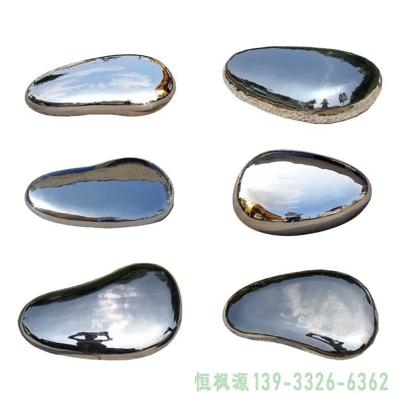 不锈钢城市景观异形水滴雕塑 (3)