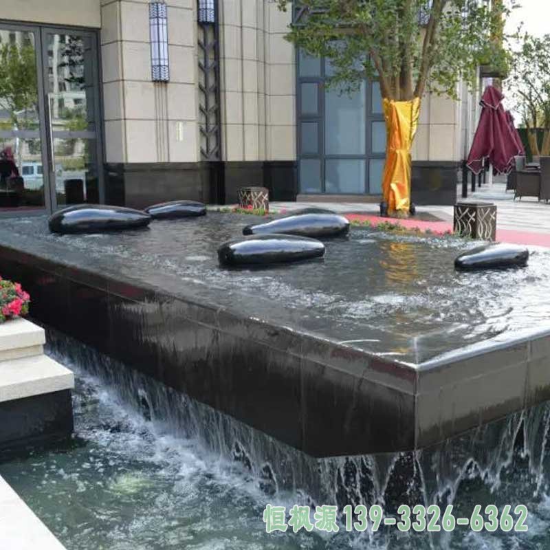 城市异形水滴不锈钢雕塑