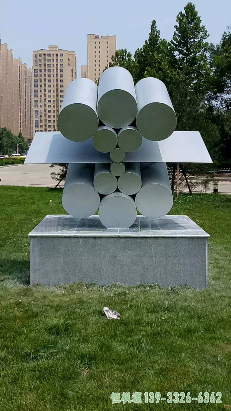 不锈钢抽象雕塑2