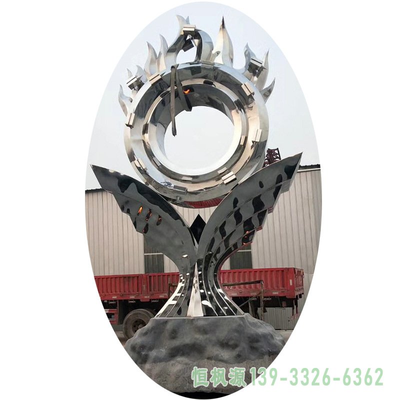 不锈钢向日葵 (2)