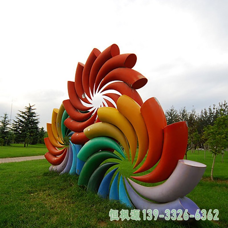 不锈钢烟花雕塑,不锈钢景观雕塑 (1)