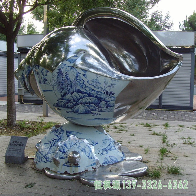 不锈钢海螺雕塑 (1)[1]