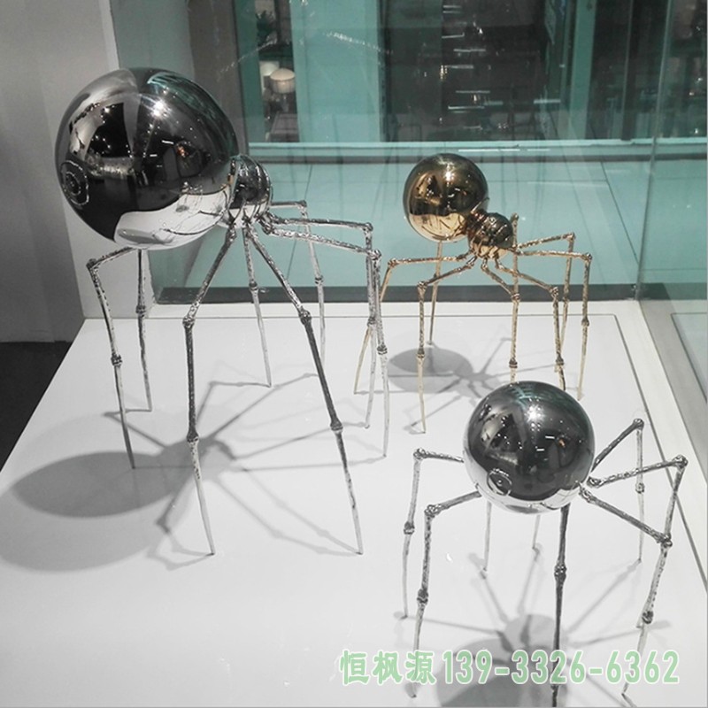 不锈钢蜘蛛雕塑 (1)[2]