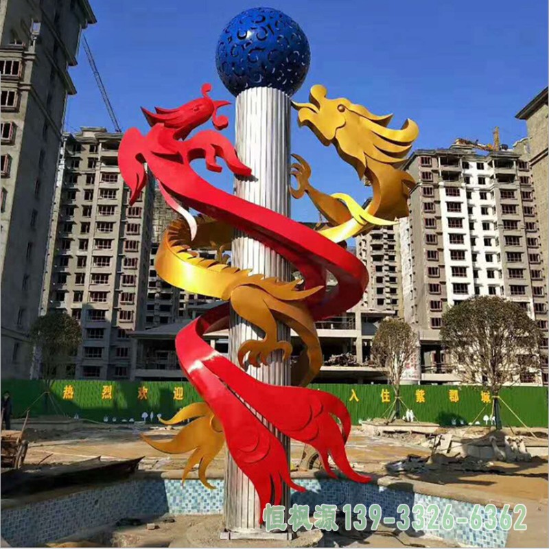 不锈钢龙柱雕塑 (1)[1]