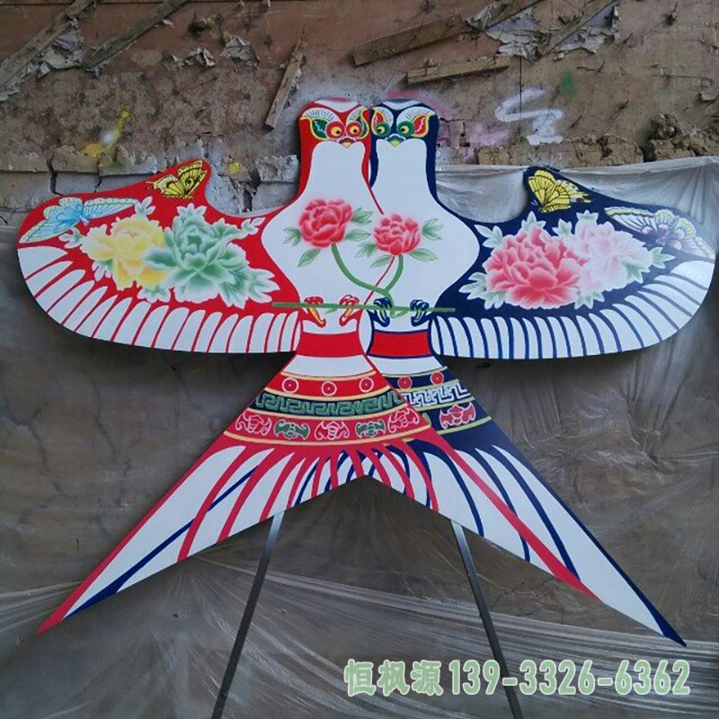 不锈钢风筝雕塑 (4)