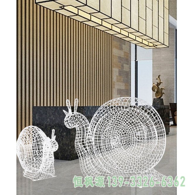镂空蜗牛雕塑 (6)