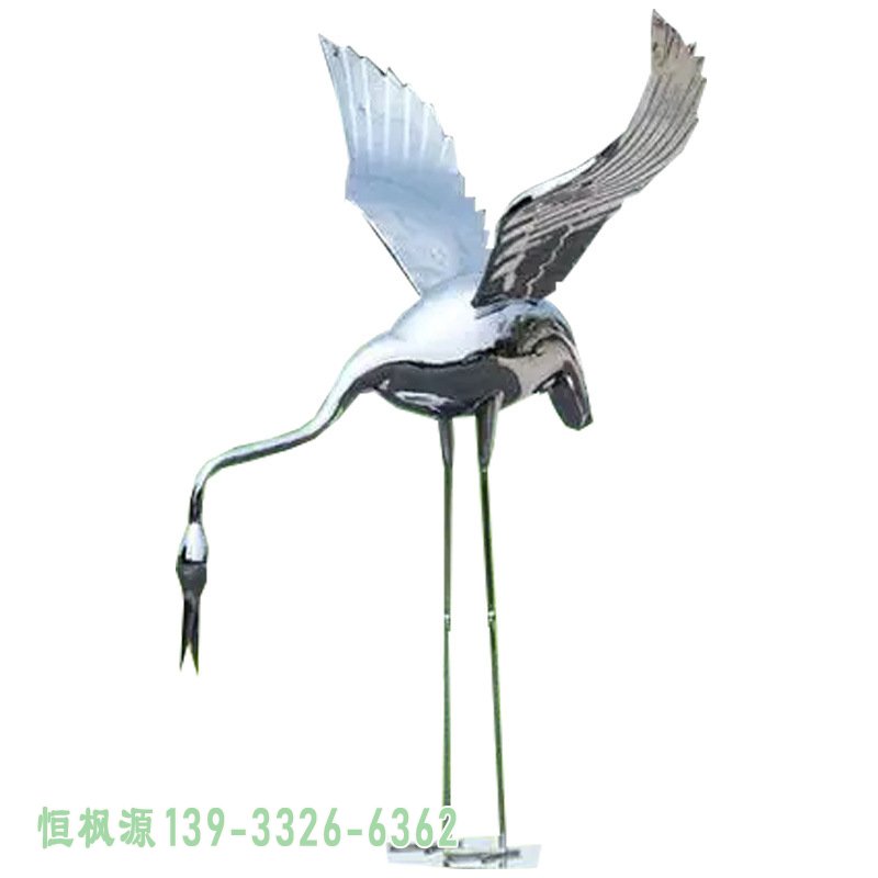 不锈钢仙鹤 (1)
