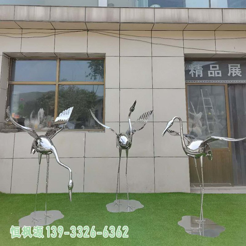 不锈钢仙鹤 (3)