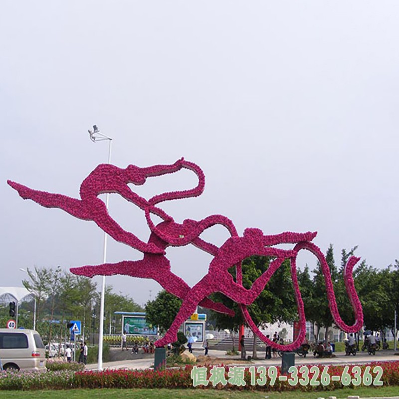 不锈钢跳舞雕塑,不锈钢运动雕塑