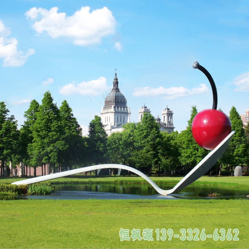 不锈钢水果雕塑 (1)[1]