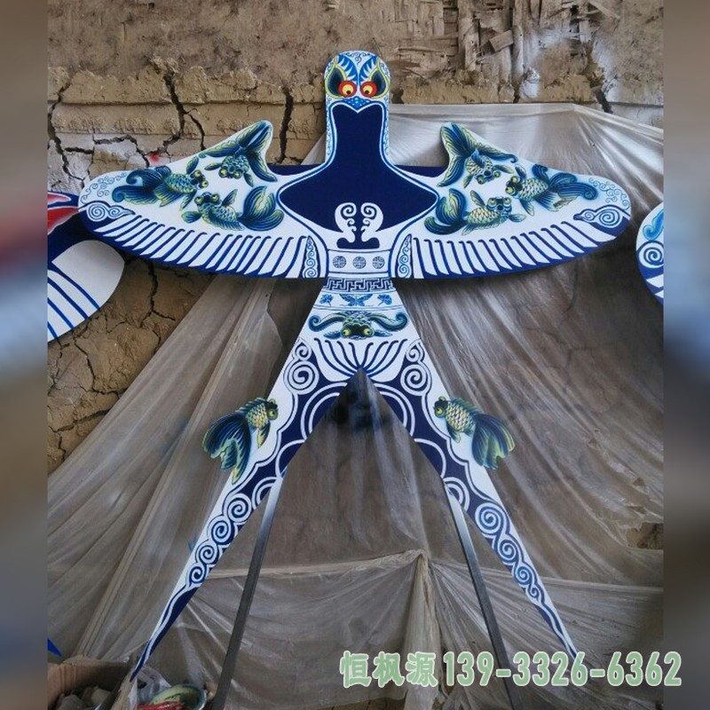 不锈钢风筝雕塑 (1)