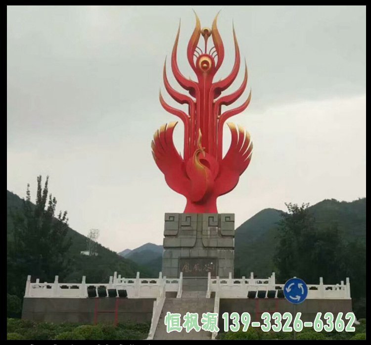 不锈钢飞鹰抽象 广场景观 雕塑