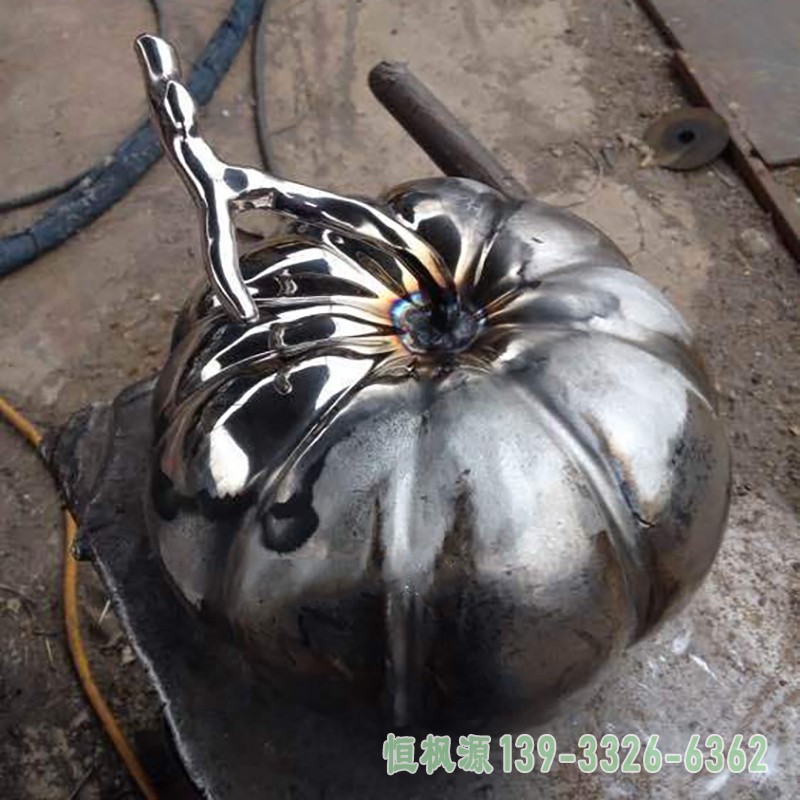 不锈钢南瓜雕塑 (4)