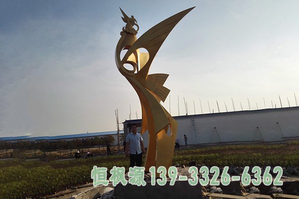 不锈钢抽象凤凰3