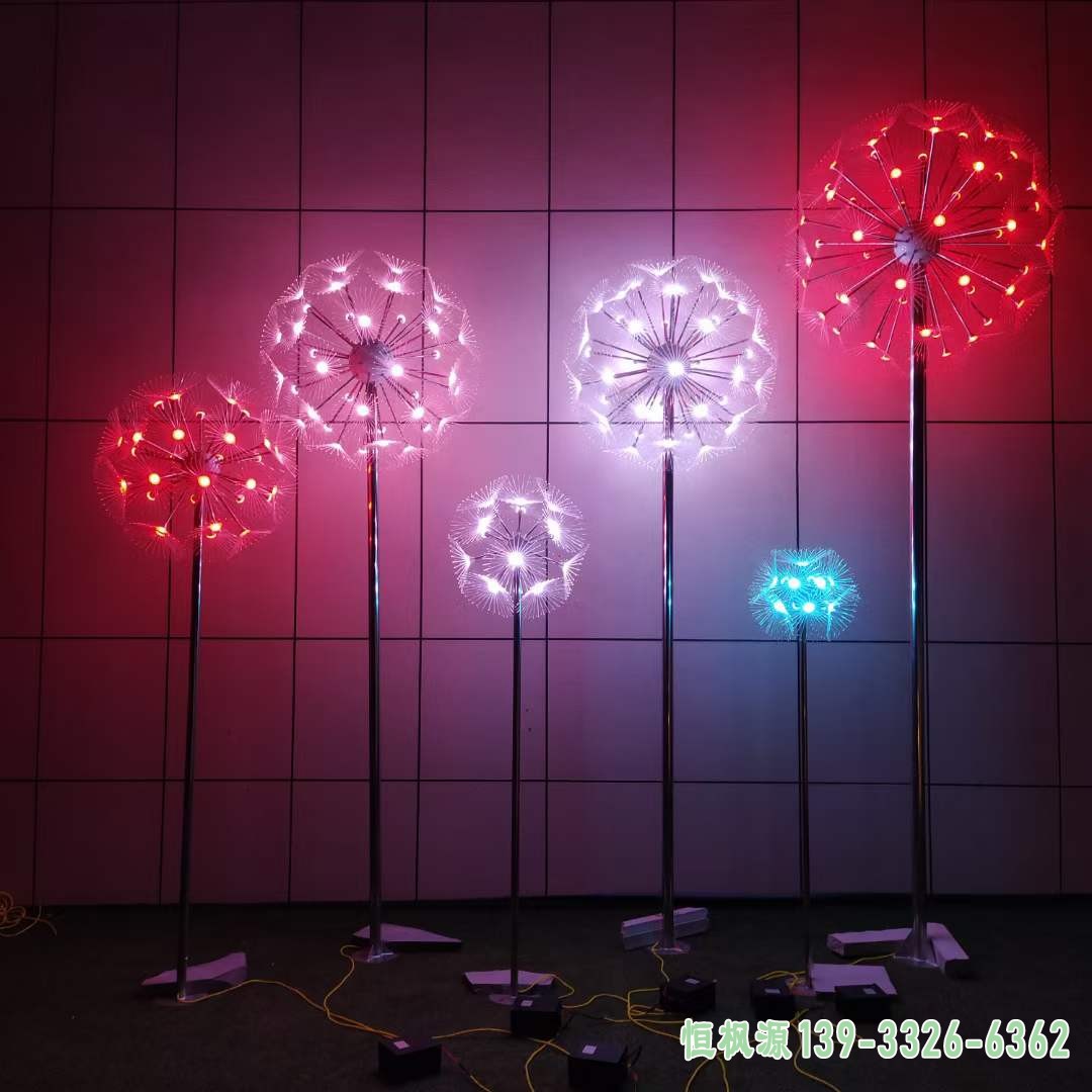 不锈钢蒲公英雕塑 (8)