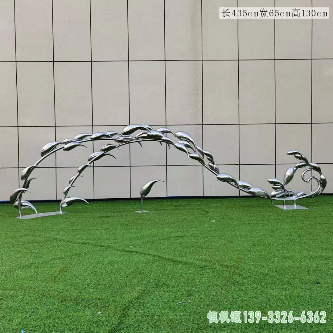 不锈钢鱼雕塑 (33)