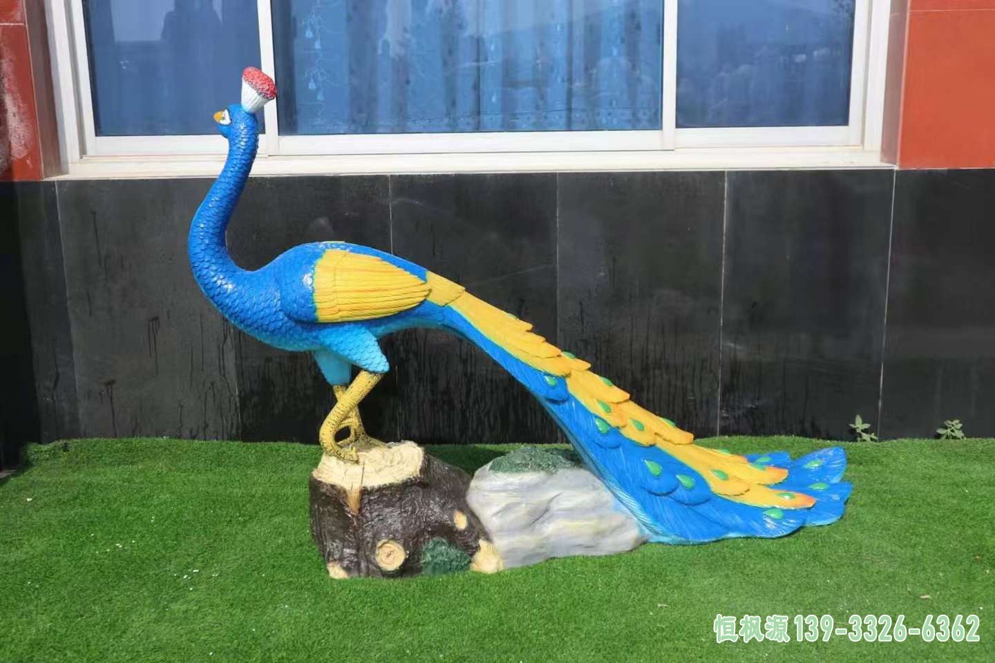 彩绘孔雀 (6)