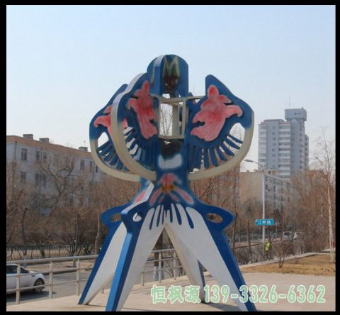 风筝不锈钢艺术雕塑