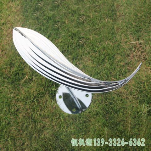 镜面鱼不锈钢城市雕塑 
