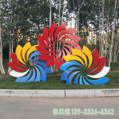 烟花不锈钢艺术雕塑