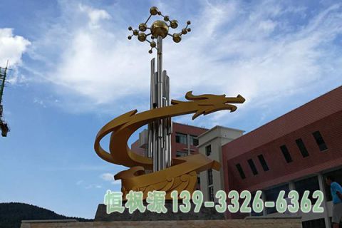 不锈钢城市标志雕塑