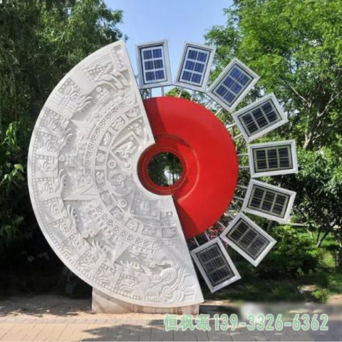 不锈钢齿轮艺术雕塑