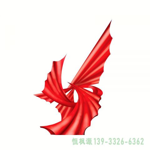 抽象风筝不锈钢雕塑