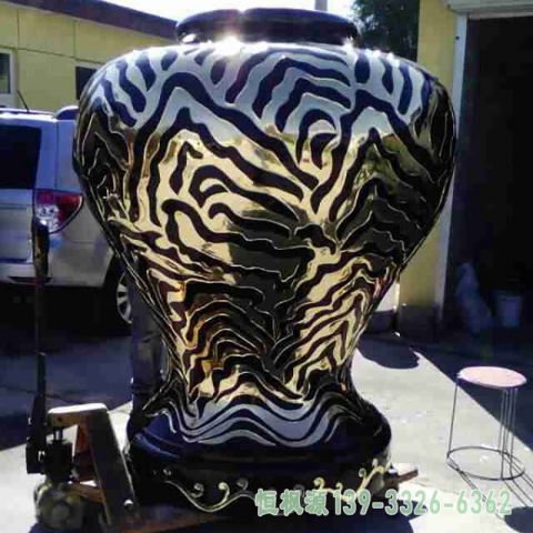 广场花瓶不锈钢景观雕塑