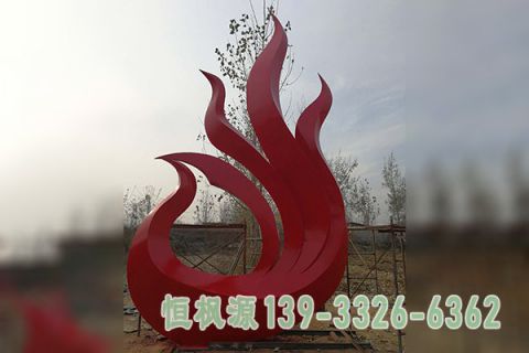 不锈钢金凤凰园林雕塑