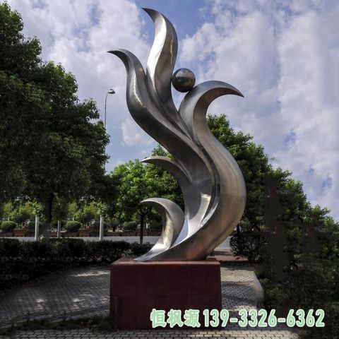 凤凰不锈钢小区雕塑