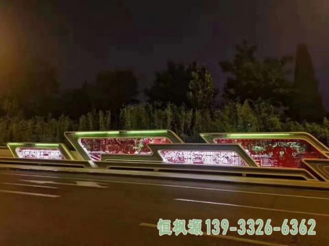 园林灯饰不锈钢雕塑