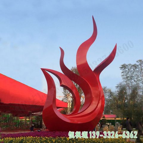 不锈钢凤凰公园艺术雕塑