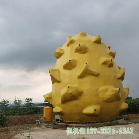 园林火龙果不锈钢雕塑