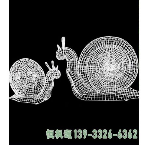 不锈钢城市蜗牛雕塑
