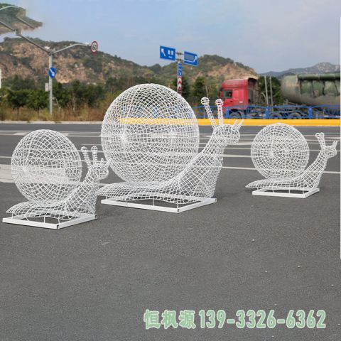 蜗牛广场不锈钢雕塑